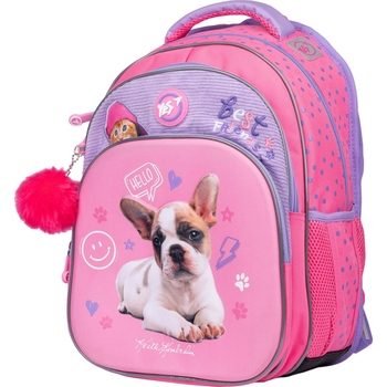 Рюкзак Yes S-58 Keith Kimberlin, сиреневый с розовым. (554643) - Pampik