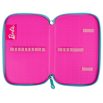 Пенал жесткий Yes HP-01 Barbie, 13х21х4 см, мятный (533345) - Pampik - 3