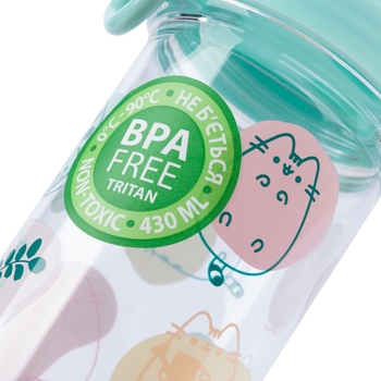 Бутылка для воды Yes Pusheen, 430 мл, разноцветная (707631) - Pampik - 3
