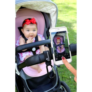 Тримач для телефона DreamBaby StrollerBuddy Ezy-Fit, чорний (G2270) - Pampik - 5