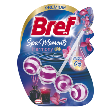 Туалетный блок для унитаза Bref Spa Moments Harmony, 50 г - Pampik