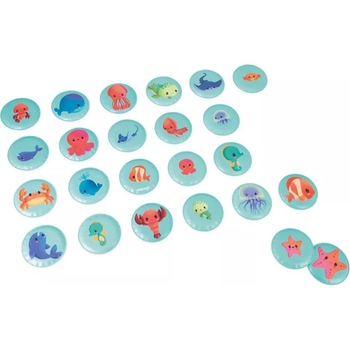 Гра-мемо для купання Janod Дитинчата тварин (J04723) - Pampik - 6