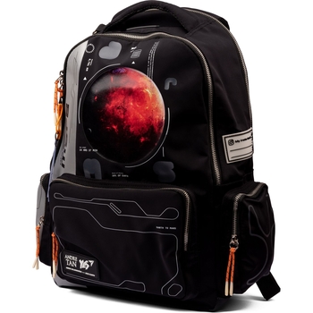 Рюкзак Yes T-131 Andre Tan Space black light, серый с черным (559050) - Pampik - 2