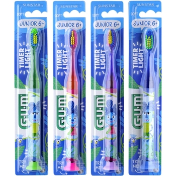 Зубна щітка GUM Junior Monster Light-Up, м'яка - Pampik - 7