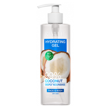 Гель для тела Revuele Hydrating Gel 99% Coconut Deeply Nourishes увлажняющий 400 мл - Pampik