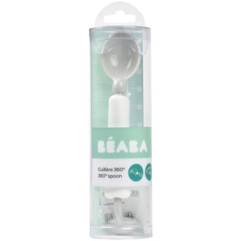 Ложка Beaba 360°, серый (913569) - Pampik