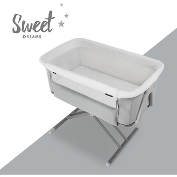 Приставне ліжко Hauck Face to Me 2 Melange Grey, сіре (60853-1) - Pampik - 11