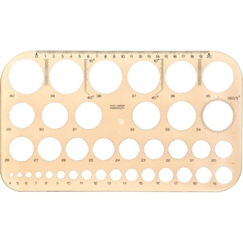 Шаблон діаметрів Koh-i-Noor димчастий (74916100000) - Pampik