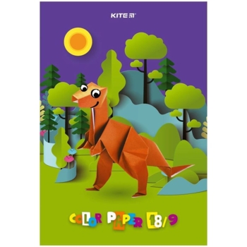 Папір кольоровий Kite, А4, 9 кольорів, 18 аркушів (K23-1250) - Pampik