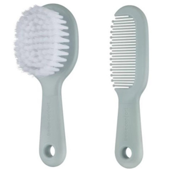 Набір для догляду за волоссям Bebe Confort Brush and Comb Lovely Donkey: гребінець + щітка з дзеркальцем (3106209800) - Pampik