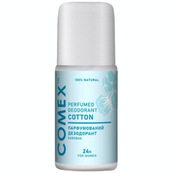 Дезодорант натуральний Comex Бавовна, кулькова, 50 мл - Pampik