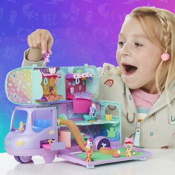 Игровой набор My Little Pony Playset Mini World Magic Mare Stream Buildable Trailer Camper Van (F7650) - Pampik - 9
