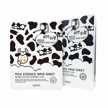 Тканевая маска для лица Esfolio Pure Skin, с молоком, 25 мл - Pampik