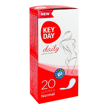 Щоденні гігієнічні прокладки Key Day Daily Normal 20 шт. - Pampik - 4