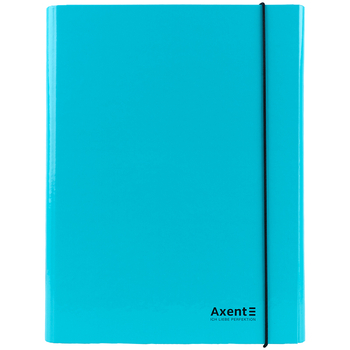 Папка на гумках об'ємна Axent Pastelini А4 м'ятна (1213-18-A) - Pampik