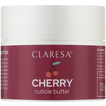 Олія для кутикули Claresa Cuticle Butter Cherry 13 г - Pampik