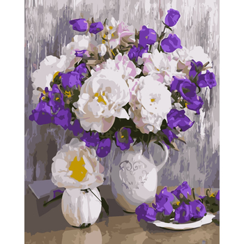 Картина за номерами ArtCraft Квіткове різномаїття 40x50 см (12109-AC) - Pampik