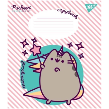 Набір зошитів Yes Pusheen, в лінію, 12 аркушів, 25 шт. (766293) - Pampik