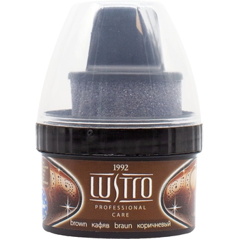 Крем для взуття Lustro коричневий 50 мл - Pampik