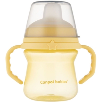 Кружка тренувальна Canpol babies First Cup Bonjour Paris, 150 мл, жовтий (56/614_yel) - Pampik