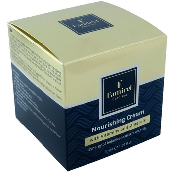 Крем нічний Famirel поживний з вітамінами та мінералами Мертвого моря 50 мл - Pampik - 4
