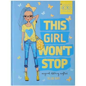 Блокнот ZiBi Patriot Fashion Kids Line А-6 у клітинку 64 аркуші синій (ZB.12751-02) - Pampik