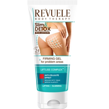 Укрепляющий гель с кофеином для проблемных зон Revuele Slim & Detox, 200 мл - Pampik