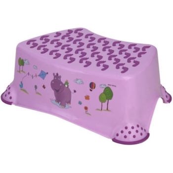 Детская ступенька Lorelli Hippo, розовая (24952) - Pampik