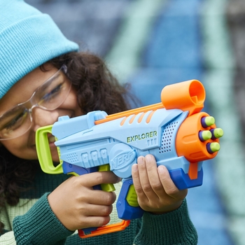 Бластер Hasbro Nerf Elite Jr Explorer, з 8 стрілами (F6367) - Pampik - 6