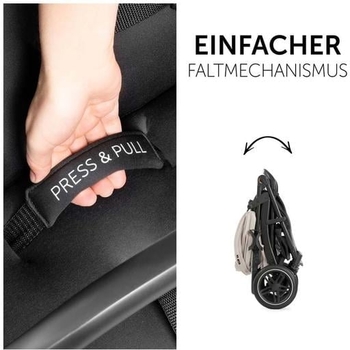 Прогулочная коляска Hauck Rapid 4D Classic Beige, бежевая (14896-9) - Pampik - 4