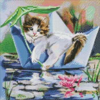 Набір з алмазною мозаїкою Ідейка Релакс влітку, 40х40 см (AMO7480) - Pampik