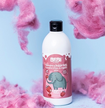 Пінка-шампунь Barwa Bebi Kids Малина, 500 мл - Pampik - 2