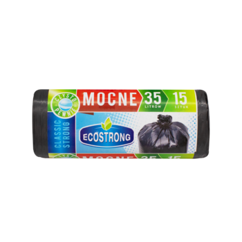 Пакети для сміття Sipeko LDPE Ecostrong, 35 л, 50 шт. - Pampik