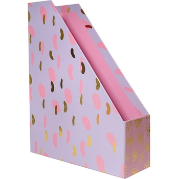 Лоток для документів Yes Donna, вертикальний, 32х25х8 см, рожевий (707325) - Pampik