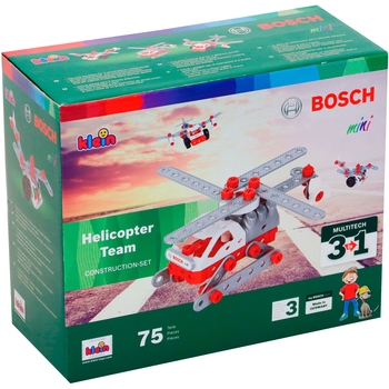 Игрушечный набор Bosch Mini вертолет-конструктор (8791) - Pampik - 11