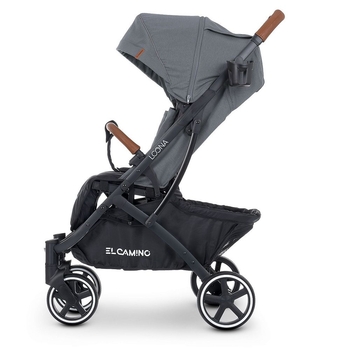 Коляска El Camino Loona ME 1090-1 Smoke Grey (25382) - Pampik - 3