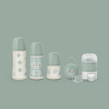 Набір подарунковий Suavinex Bonhomia, 7 предметів, зелений (308031) - Pampik - 3