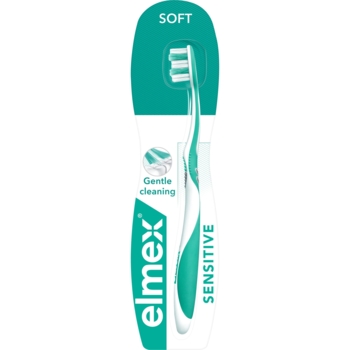Зубна щітка Elmex Sensitive для чутливих зубів, білий - Pampik - 4