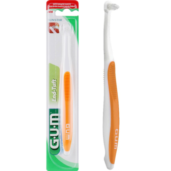 Зубна щітка GUM End-Tuft, м'яка, в асортименті - Pampik
