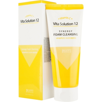 Пена для умывания Jigott Vita Solution 12 Энергия кожи 180 мл - Pampik