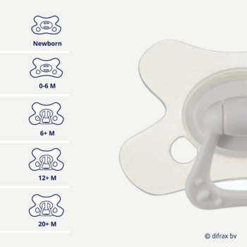 Пустышка силиконовая Difrax ночная Natural Night светится в темноте 20+ мес. (GL803) - Pampik - 2