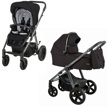 Універсальна коляска 2 в 1 Espiro Husky XL 2022 210 чорна (205101) - Pampik - 3