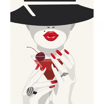 Картина за номерами ArtCraft Коктейль у Тіффані 40x50 см (10292-AC) - Pampik