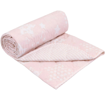 Ковдра дитяча силіконова Руно Beige star, 140х105 см, бежева (320.02СЛУ_Beige star) - Pampik