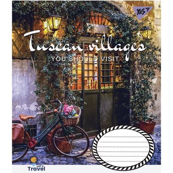 Зошит загальний Yes Tuscan Villages, A5, в клітинку, 60 листів - Pampik - 5