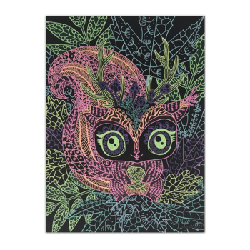 Набір для творчості Nebulous Stars Розмальовка: Коралія, чорні листи (11111) - Pampik - 7