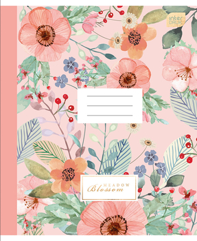 Набір учнівських зошитів Interdruk Premium Botanique, клітинка, А5+, 48 аркушів, 4 шт. (339478-4) - Pampik - 3