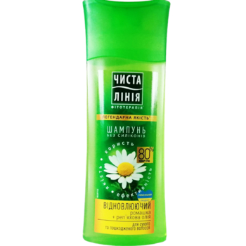 Шампунь відновлюючий Чиста Лінія для сухого і пошкодженого волосся, 250 мл - Pampik