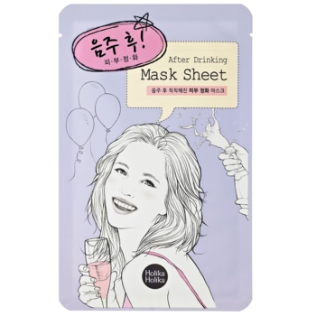 Маска тканинна Holika Holika After Drinking Mask Sheet Після вечірки, 18 мл - Pampik