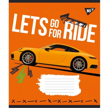 Набір зошитів Yes Lets Go For Ride, A5, в клітинку, 60 аркушів, 10 шт. (7667460) - Pampik